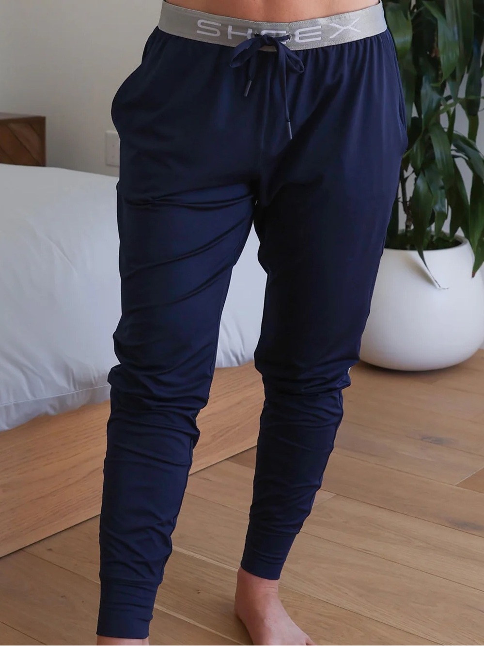SHEEX Women’s Modern Jogger Performance Sleepwear XS Navy NWT